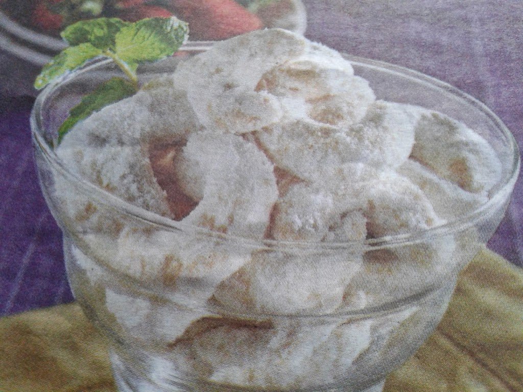 Resep Cara Membuat Kue Putri Salju Kelapa Kering