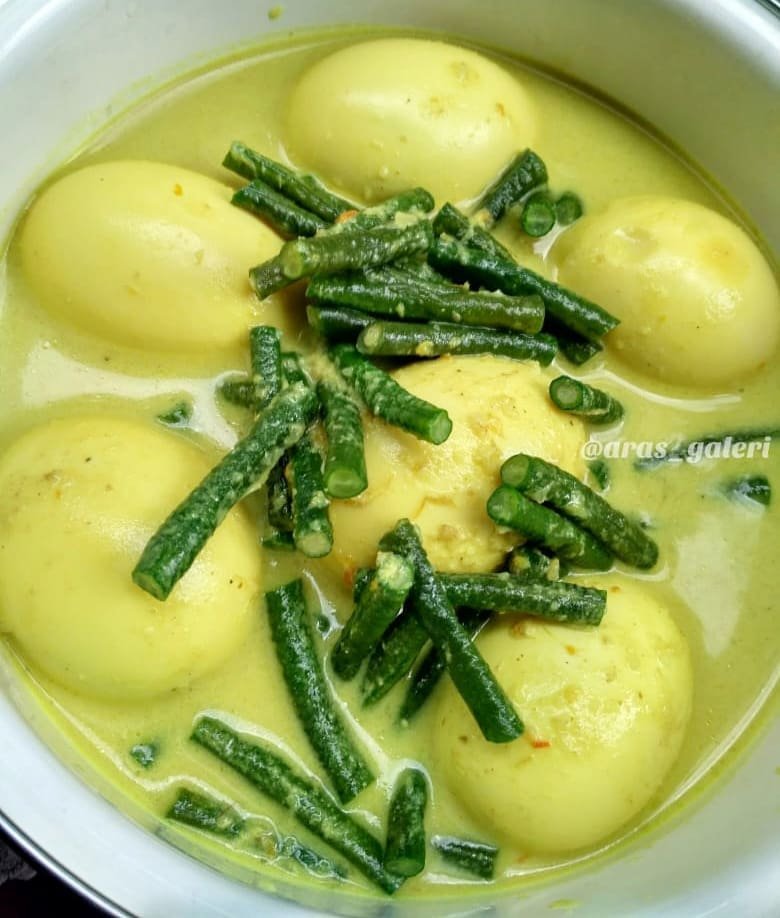 Resep Gulai Telur dan Kacang Panjang